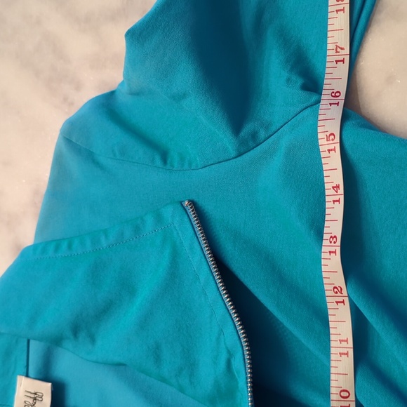 Joseph Ribkoff ruffled collar zippered jacket 4 - Picture 4 of 8